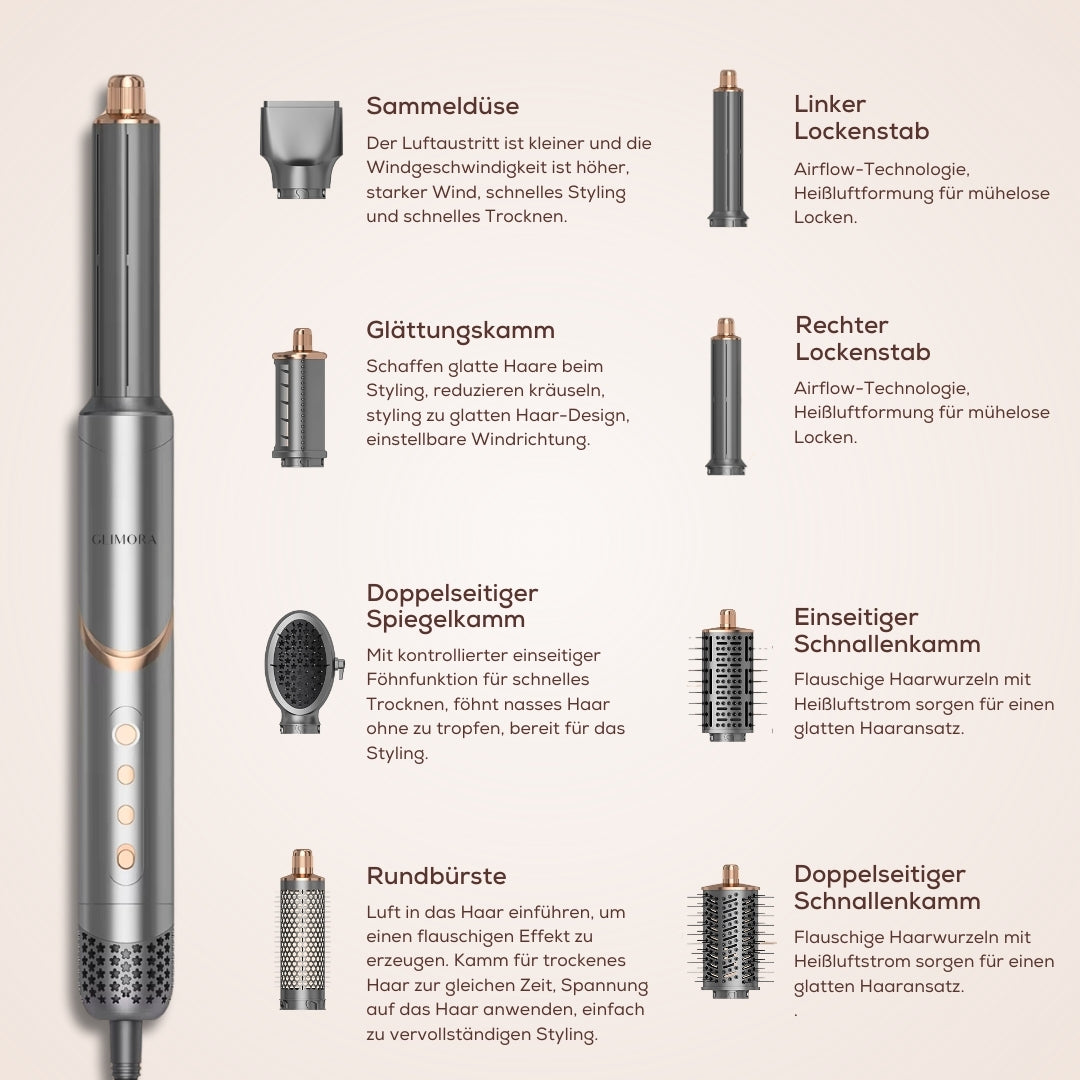 FLOAMMI - 8 in 1 StylePro Hair Styler