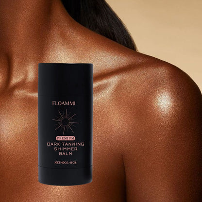 SunDream Bronze – Dark Tanning Shimmer Balm for Glowy & Radiant Skin Floammi