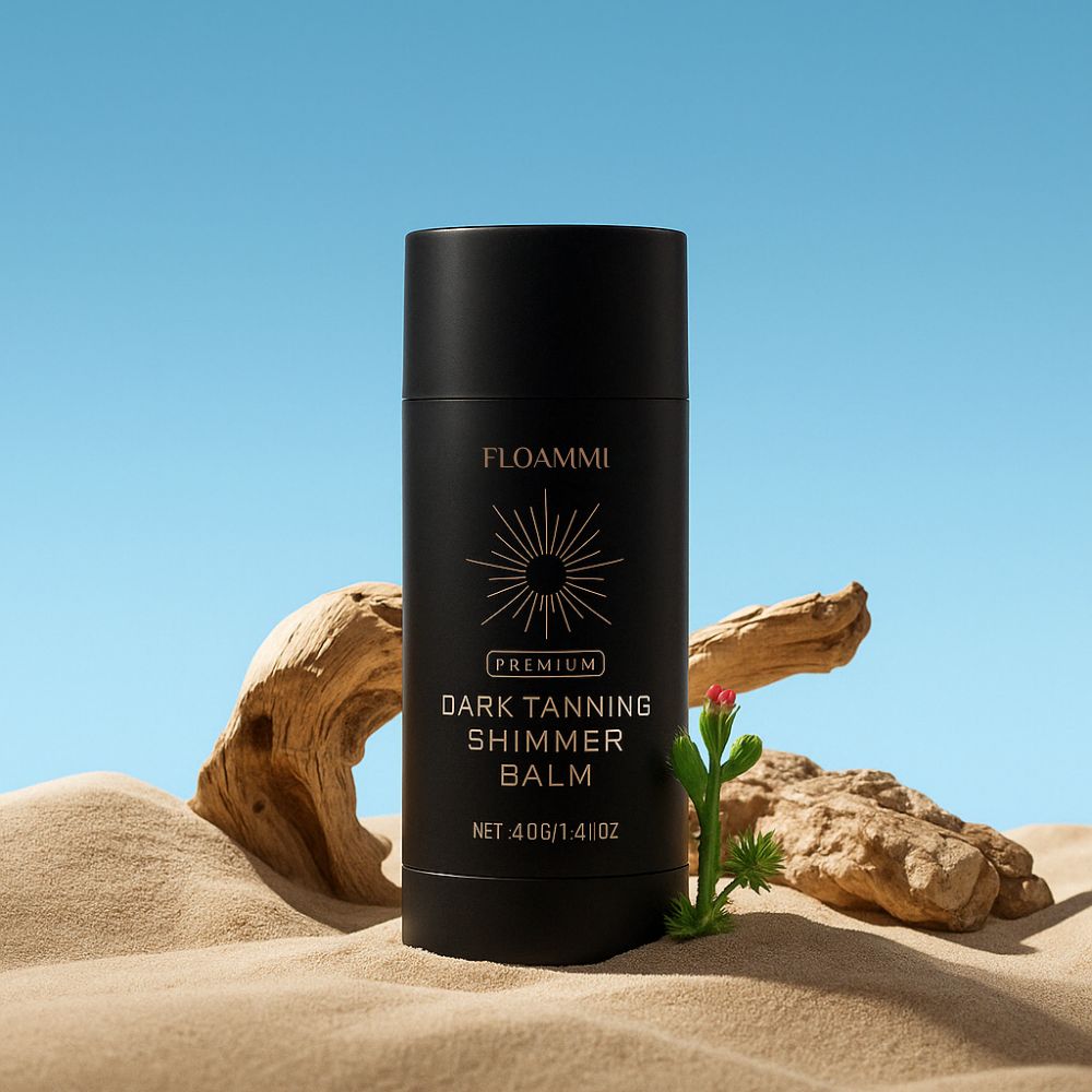 SunDream Bronze – Dark Tanning Shimmer Balm for Glowy & Radiant Skin Floammi
