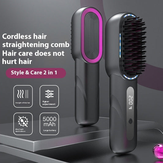 Retractable Portable Wireless Straight Comb